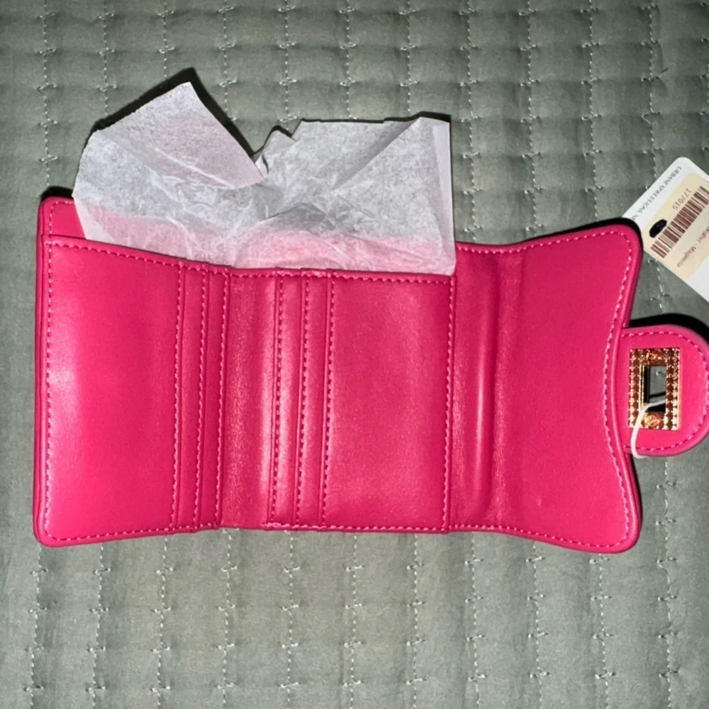 Shantel Quilted Wallet Magenta. NWT